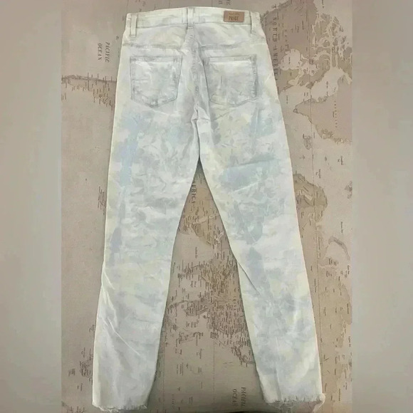 Rosie HW x Paige Madeline in Skylar wash raw hem skinny jeans Size 25 $239 - Picture 6 of 13